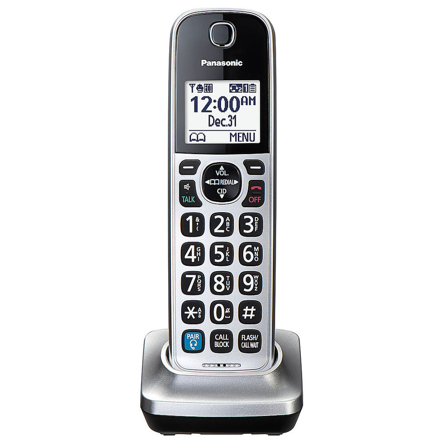 Panasonic - KX-TGDA99S Cordless Expansion Handset Compatible with KX-TGD89x and KX-TGF89x Series - Silver_0