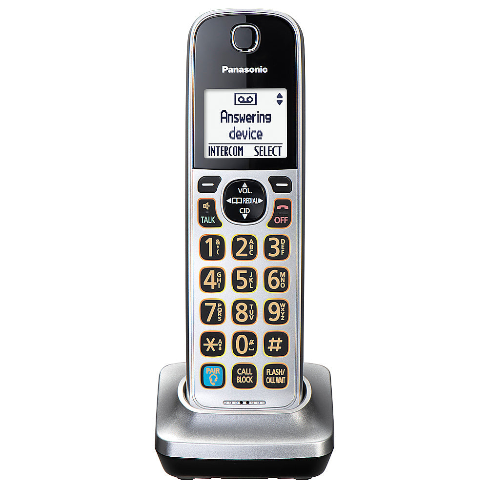 Panasonic - KX-TGDA99S Cordless Expansion Handset Compatible with KX-TGD89x and KX-TGF89x Series - Silver_1