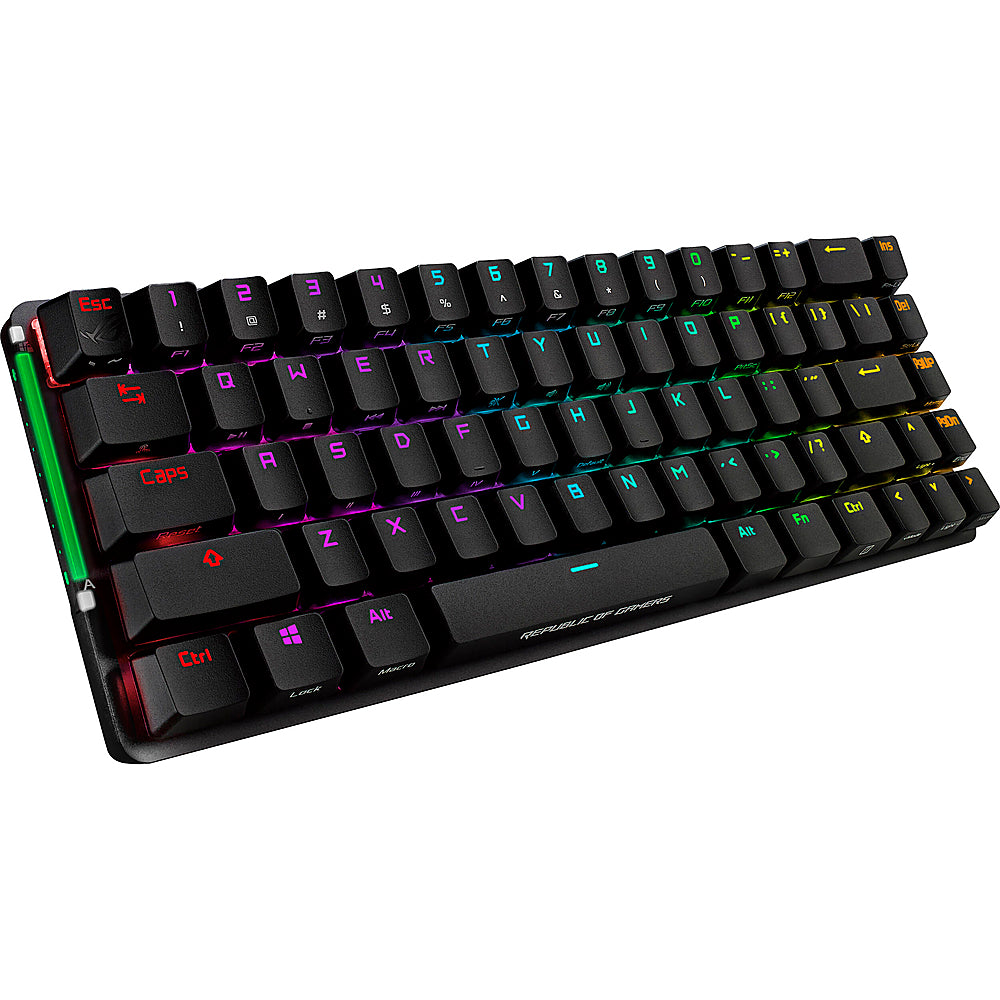 ASUS - Full-Sized Wired Mechanical Gaming Keyboard - Black, Gray_1