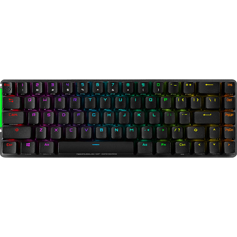 ASUS - Full-Sized Wired Mechanical Gaming Keyboard - Black, Gray_0