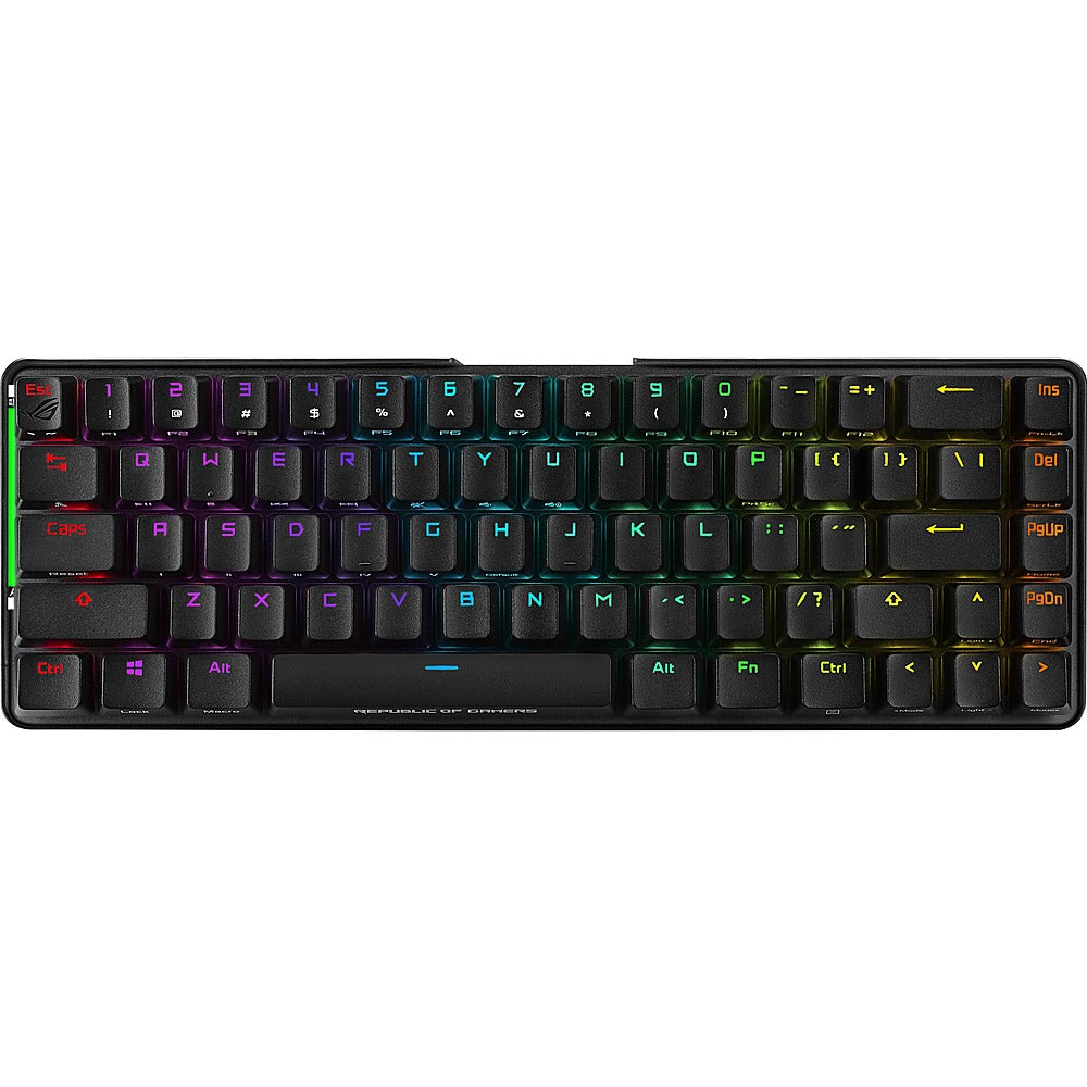 ASUS - Full-Sized Wired Mechanical Gaming Keyboard - Black, Gray_6