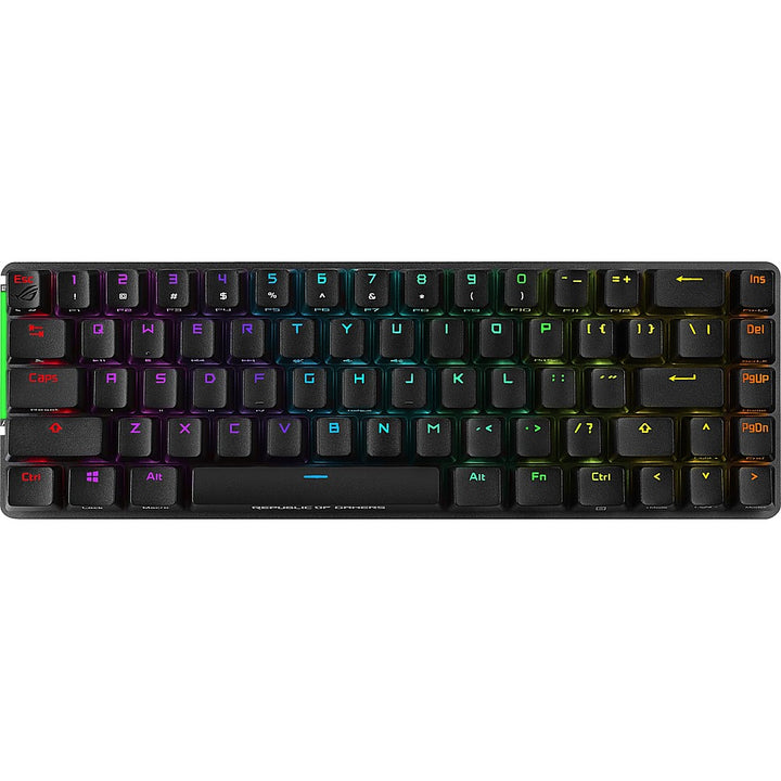 ASUS - Full-Sized Wired Mechanical Gaming Keyboard - Black, Gray_5