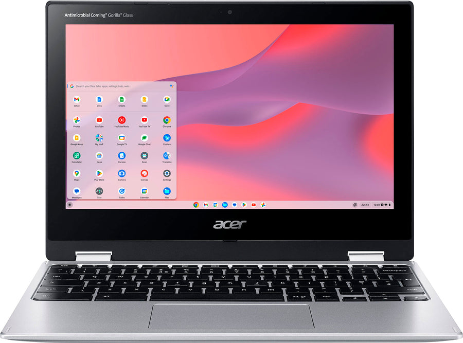 Acer - Chromebook Spin 311 – 11.6" 2-in-1 Touch Screen Laptop - MediaTek Kompanio 500 MT8183C – 4GB LPDDR4X – 64GB eMMC - Pure Silver_0