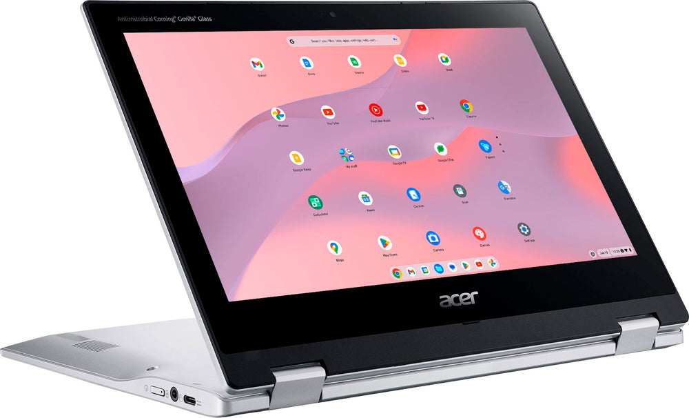 Acer - Chromebook Spin 311 – 11.6" 2-in-1 Touch Screen Laptop - MediaTek Kompanio 500 MT8183C – 4GB LPDDR4X – 64GB eMMC - Pure Silver_1