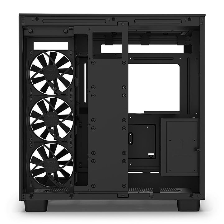 NZXT - H9 Flow ATX Mid-Tower Case with Dual Chamber - Black_1