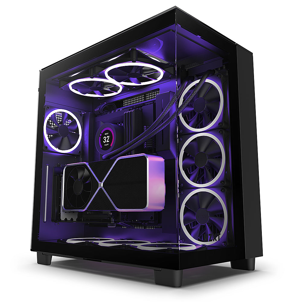 NZXT - H9 Elite ATX Mid-Tower Case with Dual Chamber - Black_0