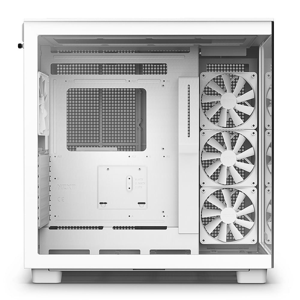 NZXT - H9 Flow ATX Mid-Tower Case with Dual Chamber - White_5