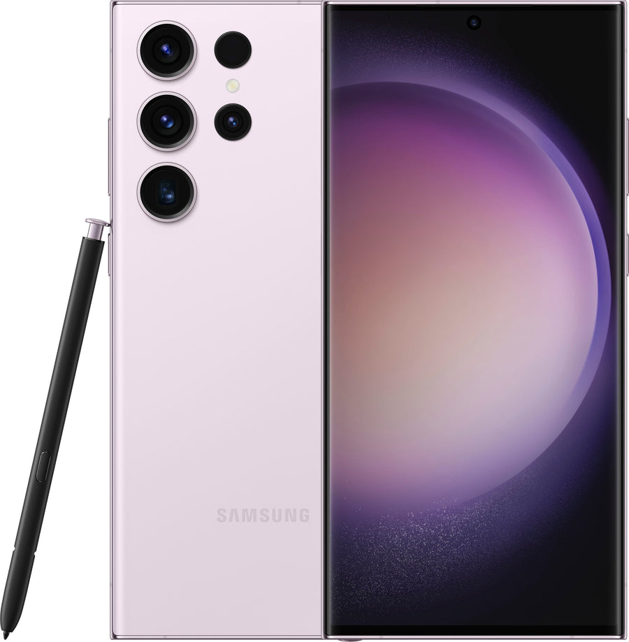 Samsung - Galaxy S23 Ultra 256GB - Lavender (Verizon)_0
