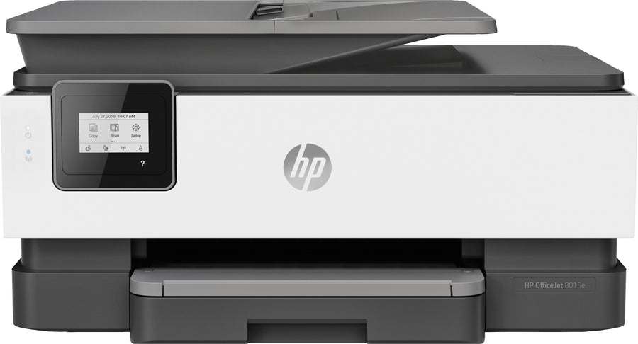 HP - OfficeJet 8015e Wireless All-In-One Inkjet Printer with 6 months of Instant Ink Included with HP+ - White_0