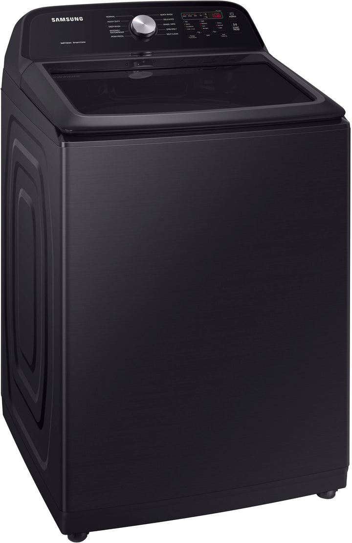 Samsung - 5.0 cu. ft. Large Capacity Top Load Washer with Deep Fill and EZ Access Tub - Brushed Black_10