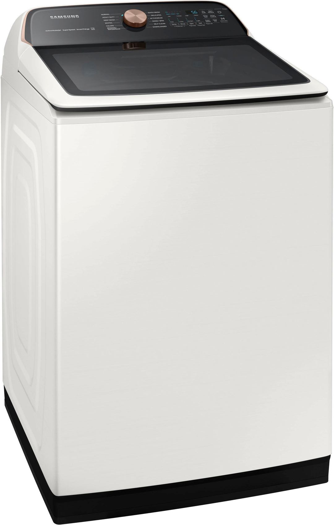 Samsung - 5.5 cu. ft. Extra-Large Capacity Smart Top Load Washer with Super Speed Wash - Ivory_10