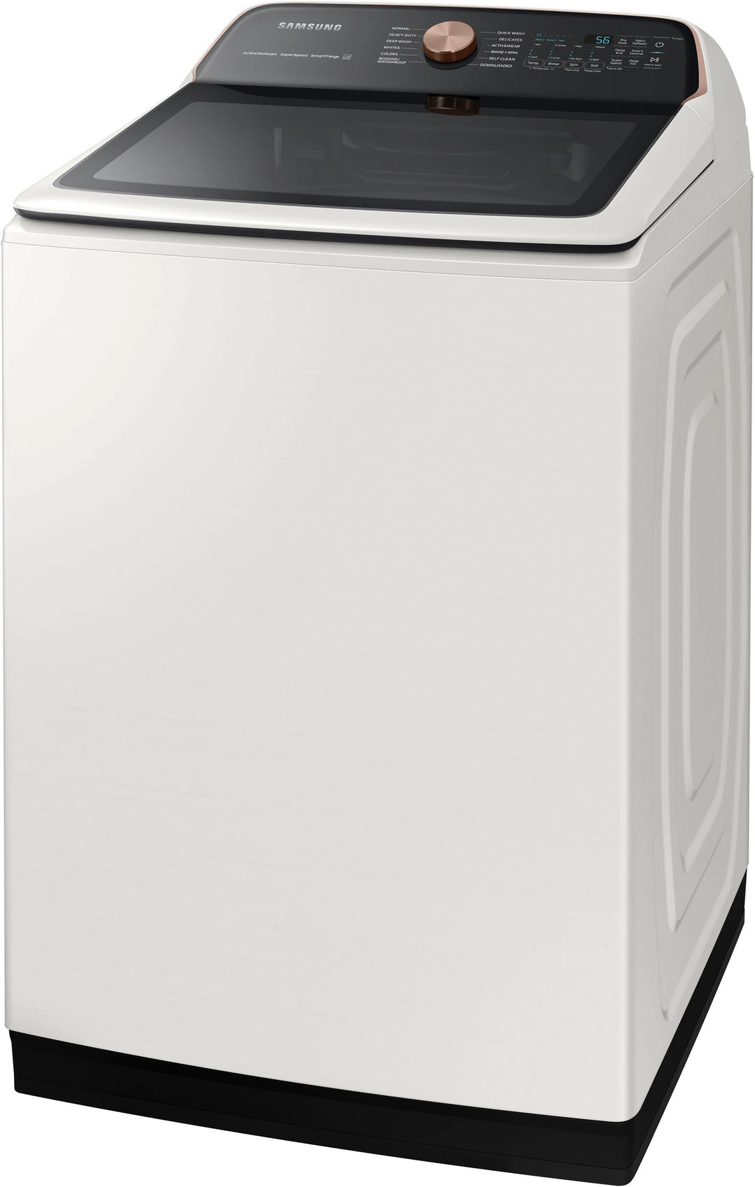 Samsung - 5.5 cu. ft. Extra-Large Capacity Smart Top Load Washer with Super Speed Wash - Ivory_7