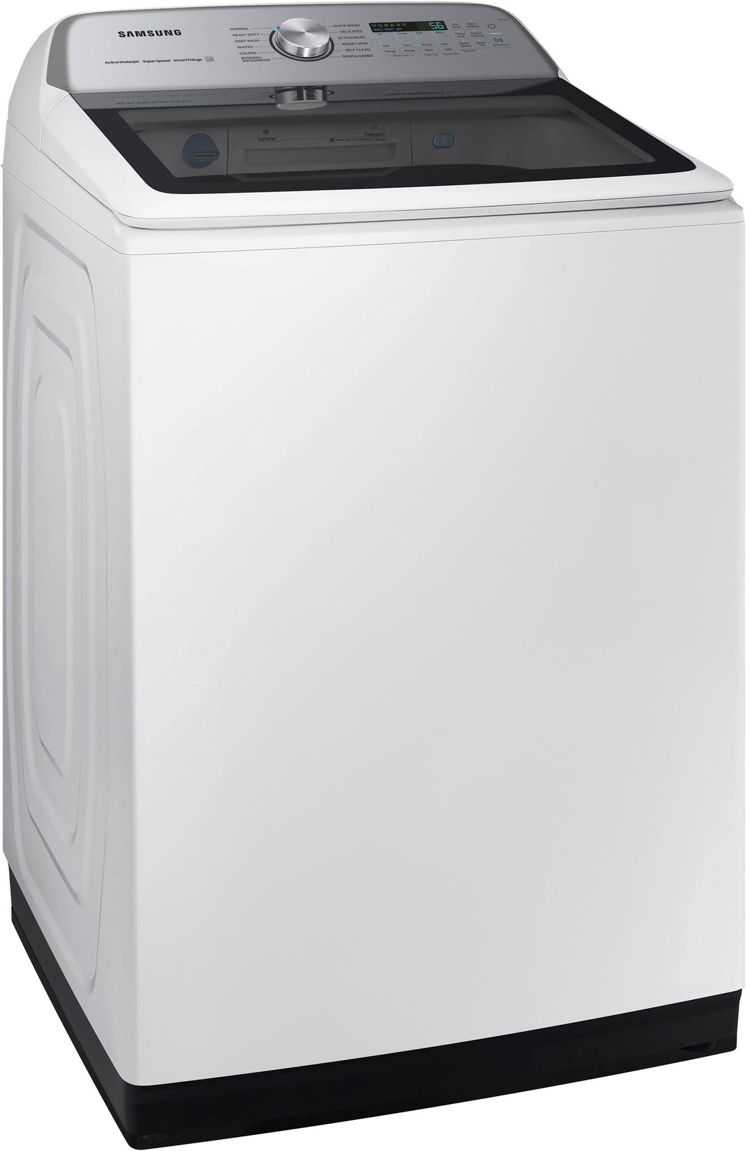 Samsung - 5.2 cu. ft. Large Capacity Smart Top Load Washer with Super Speed Wash - White_9