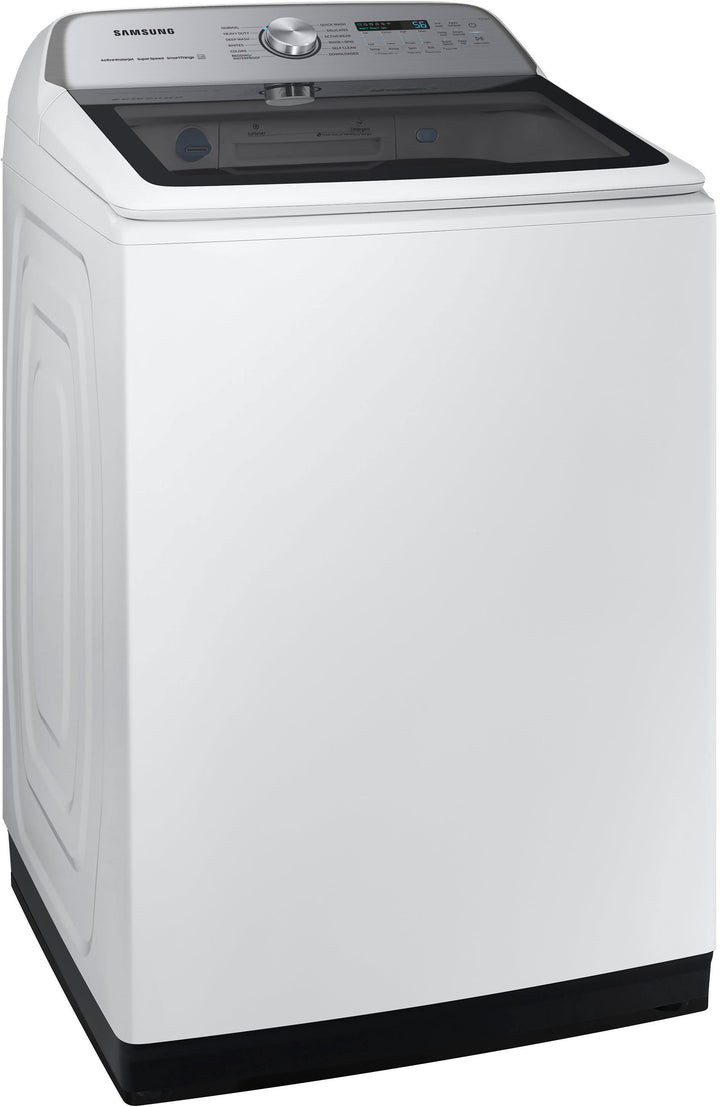 Samsung - 5.2 cu. ft. Large Capacity Smart Top Load Washer with Super Speed Wash - White_9