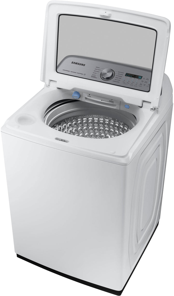 Samsung - 5.2 cu. ft. Large Capacity Smart Top Load Washer with Super Speed Wash - White_8