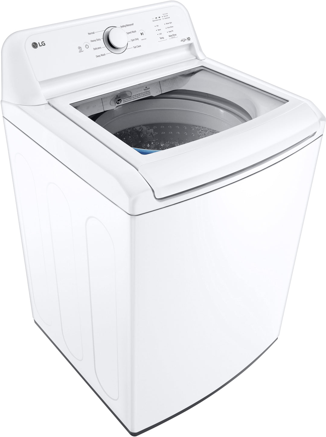 LG - 4.1 Cu. Ft. Smart Top Load Washer with SlamProof Glass Lid - White_1