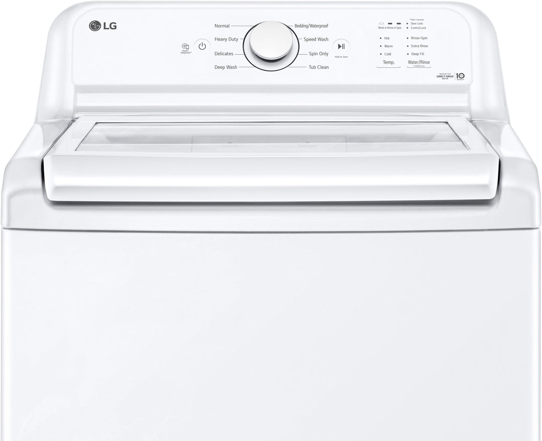 LG - 4.1 Cu. Ft. Smart Top Load Washer with SlamProof Glass Lid - White_14
