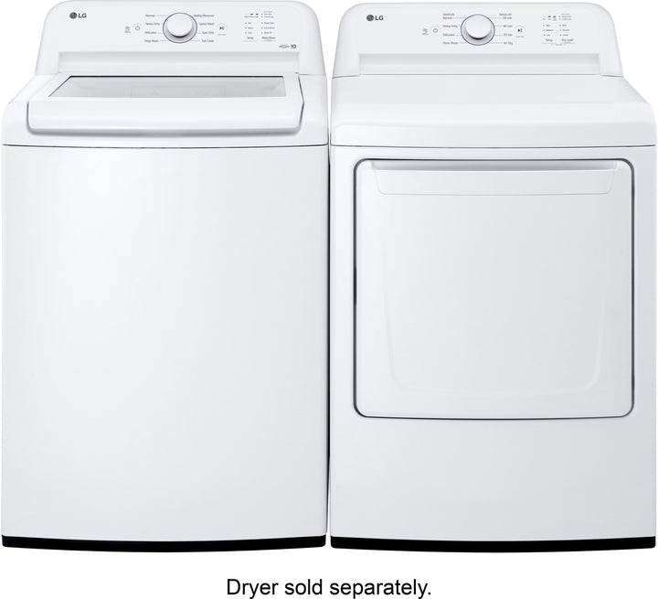 LG - 4.1 Cu. Ft. Smart Top Load Washer with SlamProof Glass Lid - White_8