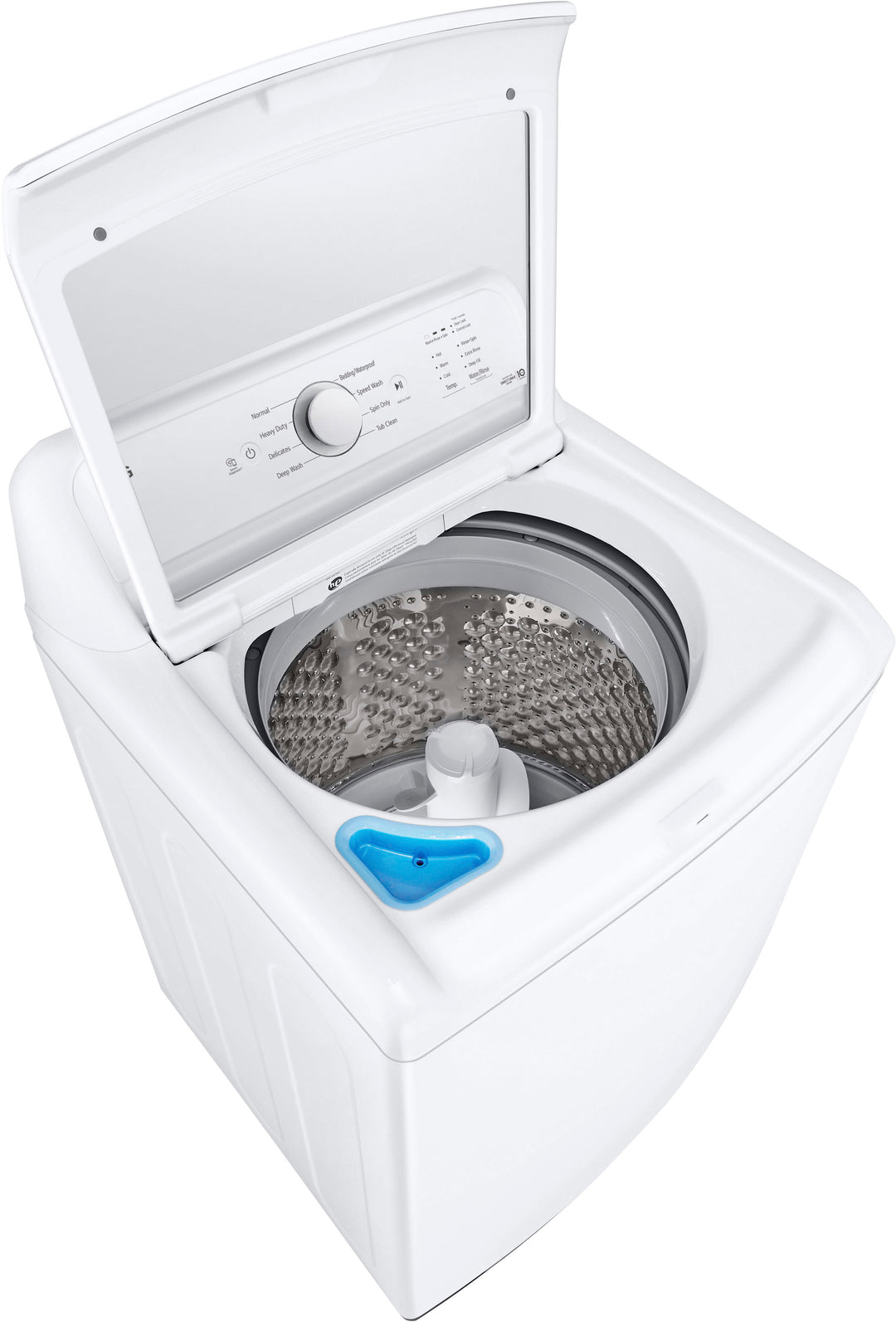 LG - 4.1 Cu. Ft. Smart Top Load Washer with SlamProof Glass Lid - White_3
