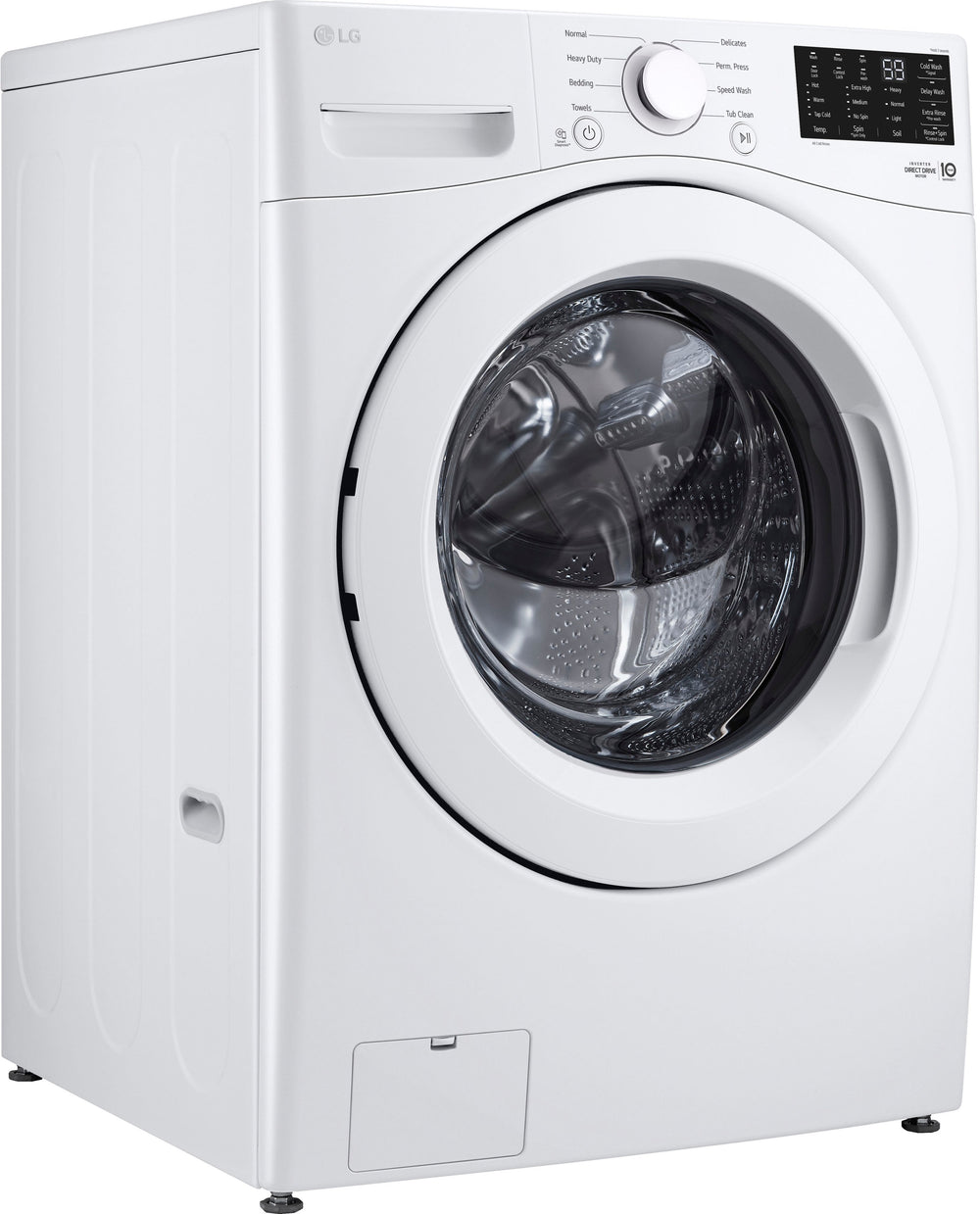 LG - 5.0 Cu. Ft. High-Efficiency Smart Front Load Washer with 6Motion Technology - White_1