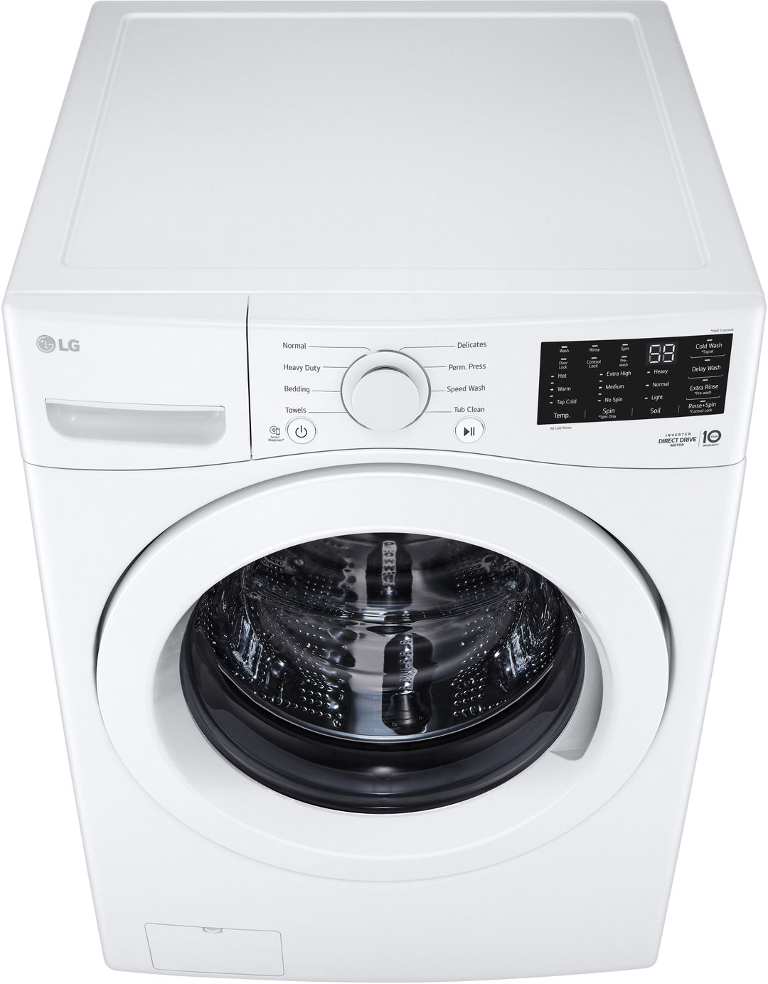 LG - 5.0 Cu. Ft. High-Efficiency Smart Front Load Washer with 6Motion Technology - White_7
