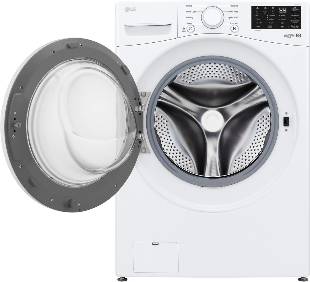 LG - 5.0 Cu. Ft. High-Efficiency Smart Front Load Washer with 6Motion Technology - White_6