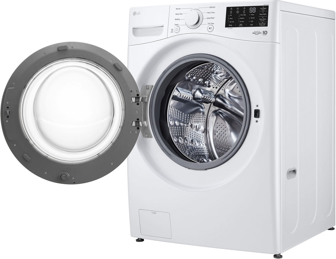 LG - 5.0 Cu. Ft. High-Efficiency Smart Front Load Washer with 6Motion Technology - White_5