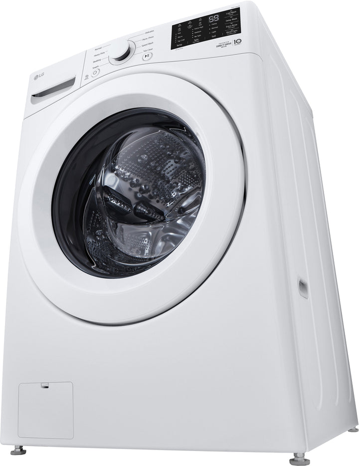 LG - 5.0 Cu. Ft. High-Efficiency Smart Front Load Washer with 6Motion Technology - White_4