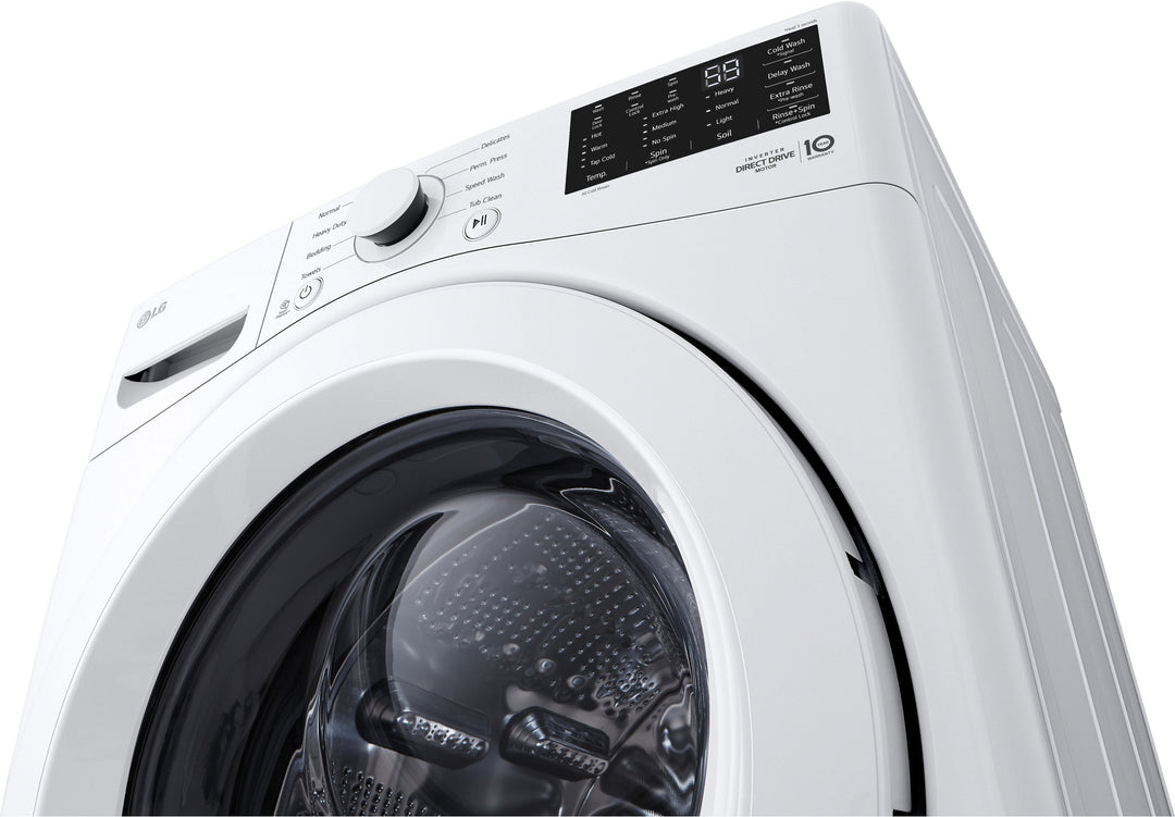LG - 5.0 Cu. Ft. High-Efficiency Smart Front Load Washer with 6Motion Technology - White_3