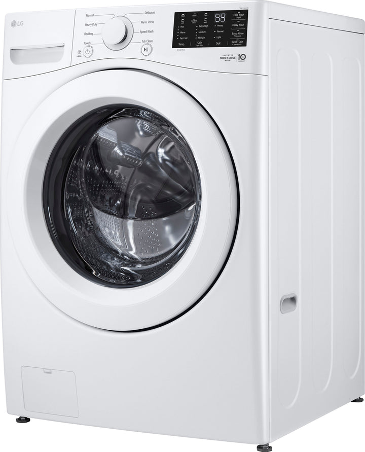 LG - 5.0 Cu. Ft. High-Efficiency Smart Front Load Washer with 6Motion Technology - White_2