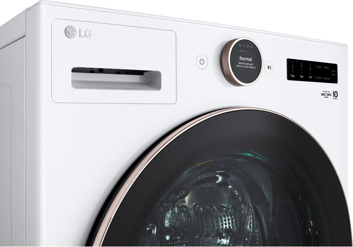 LG - 5.0 Cu. Ft. High-Efficiency Smart Front Load Washer with Steam and TurboWash 360 - White_22