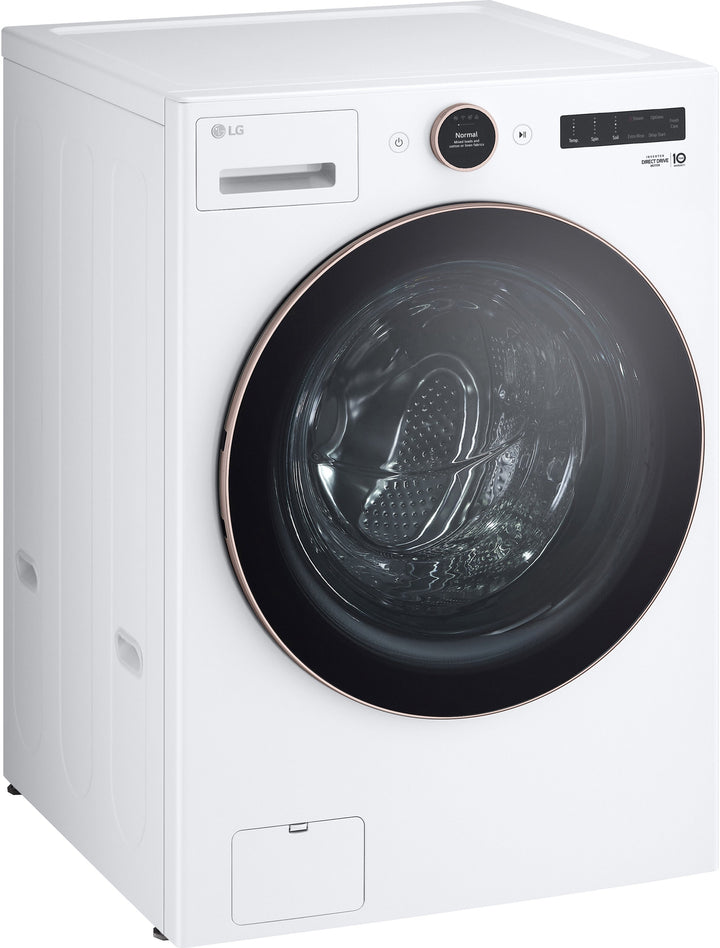 LG - 5.0 Cu. Ft. High-Efficiency Smart Front Load Washer with Steam and TurboWash 360 - White_8