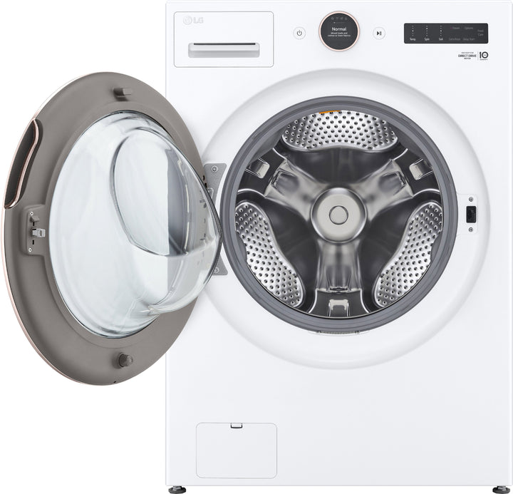 LG - 5.0 Cu. Ft. High-Efficiency Smart Front Load Washer with Steam and TurboWash 360 - White_7