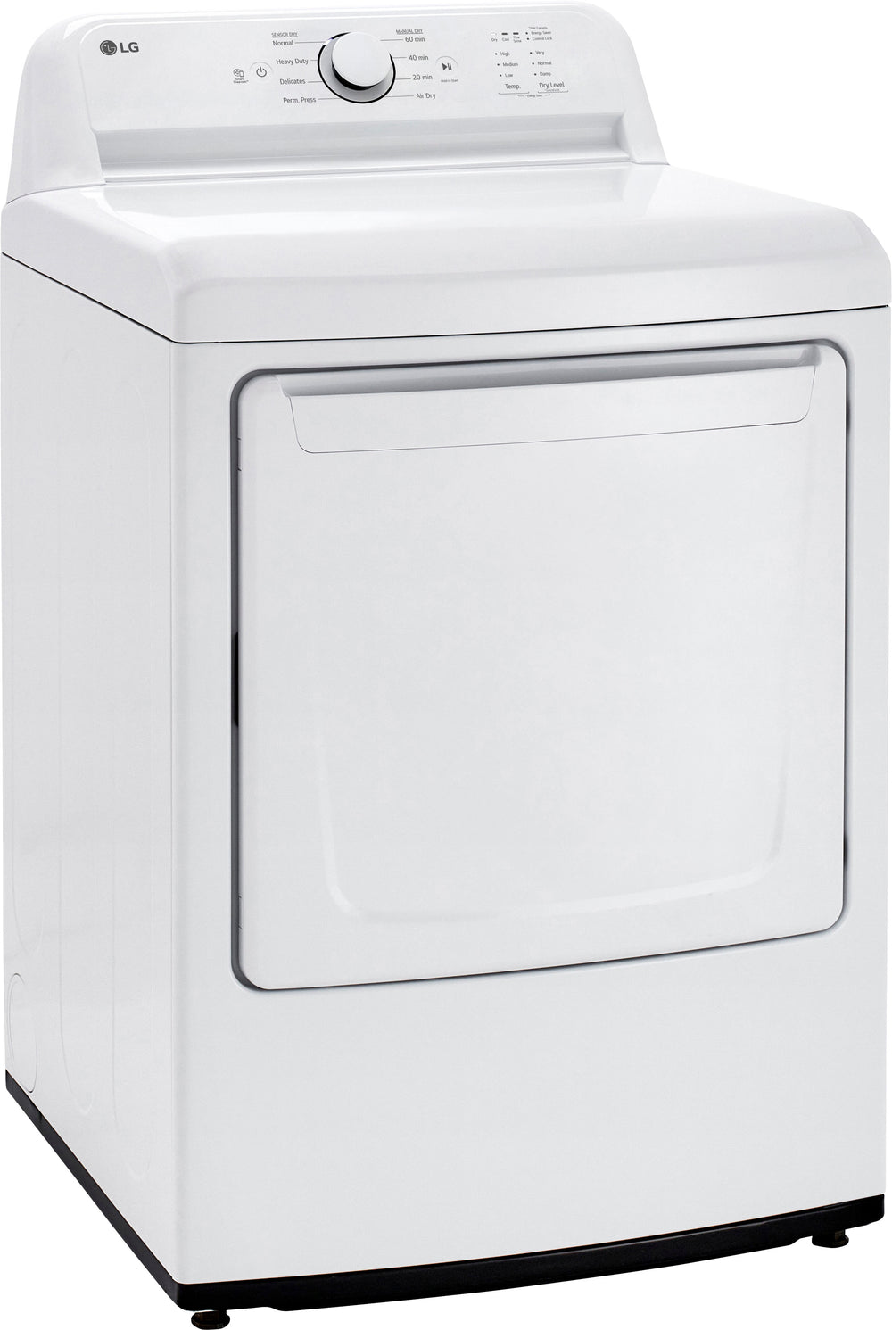 LG - 7.3 Cu. Ft. Smart Gas Dryer with Sensor Dry - White_1
