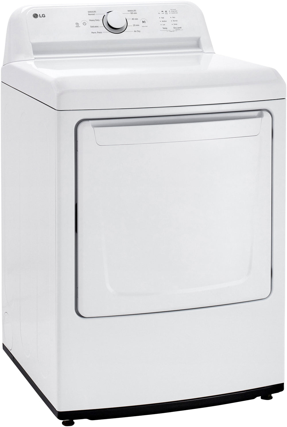 LG - 7.3 Cu. Ft. Smart Electric Dryer with Sensor Dry - White_1