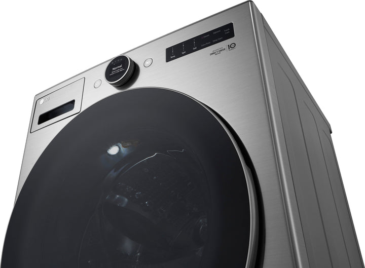 LG - 4.5 Cu. Ft. High-Efficiency Smart Front Load Washer with Steam and TurboWash 360 - Graphite Steel_22