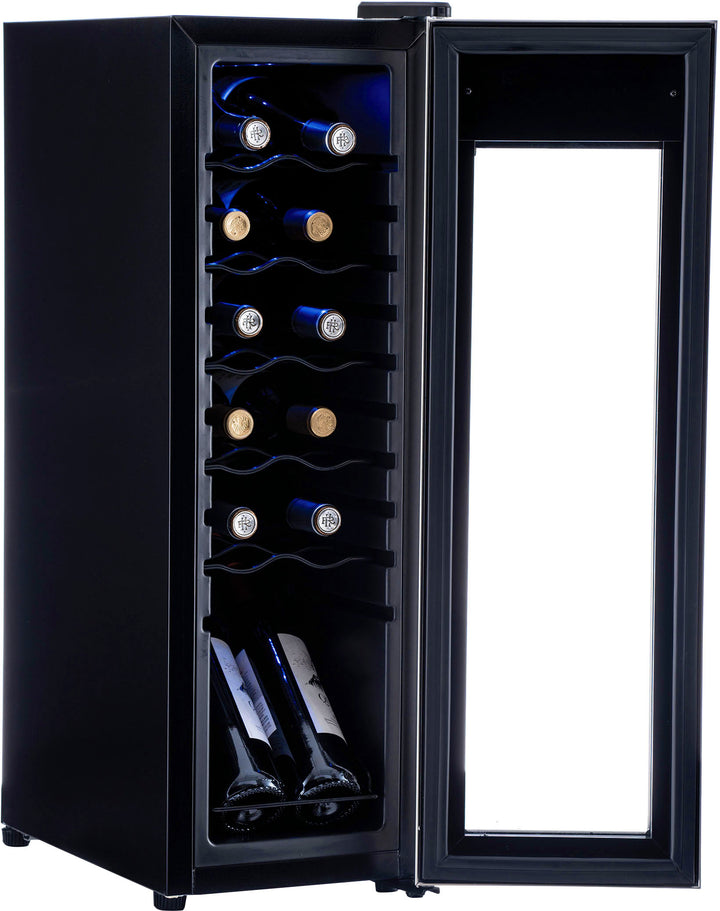 NewAir - 12-Bottle Wine Cooler with Compressor Cooling - Stainless steel_4