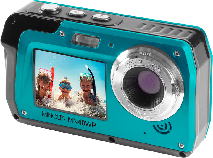 Konica Minolta - MN40WP 48.0 Megapixel Waterproof Digital Camera - Blue_1