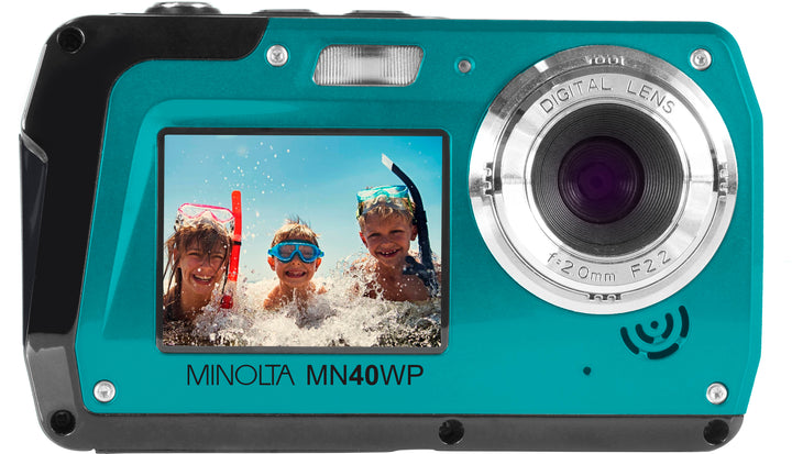Konica Minolta - MN40WP 48.0 Megapixel Waterproof Digital Camera - Blue_0