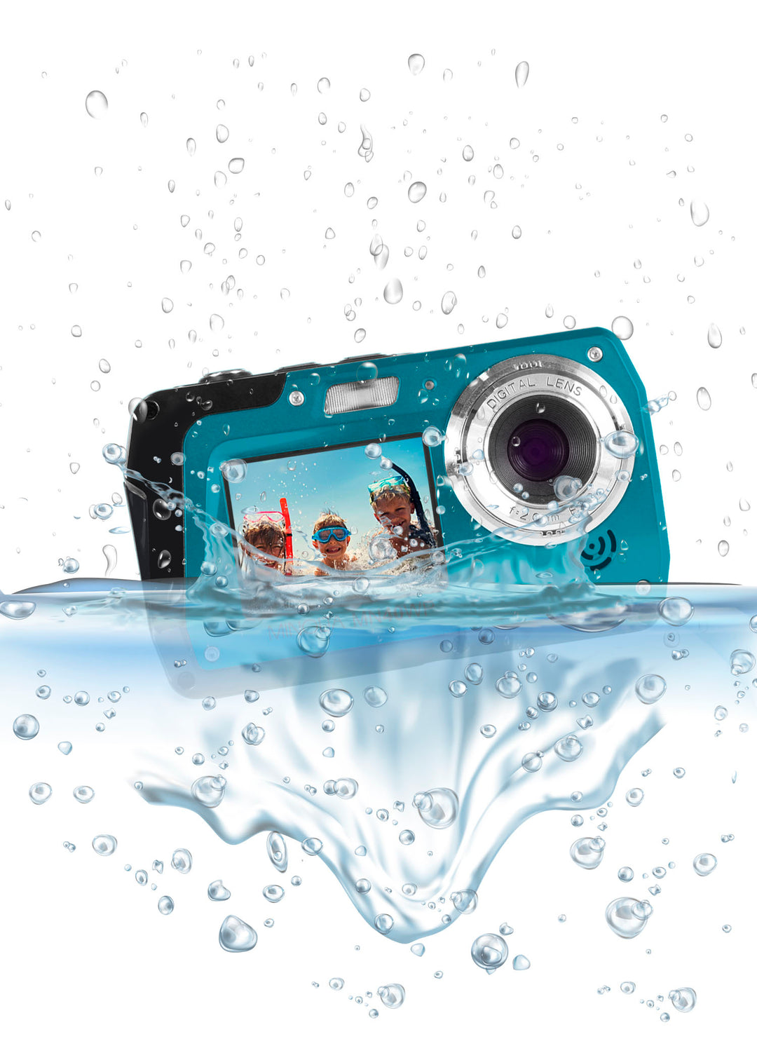 Konica Minolta - MN40WP 48.0 Megapixel Waterproof Digital Camera - Blue_4