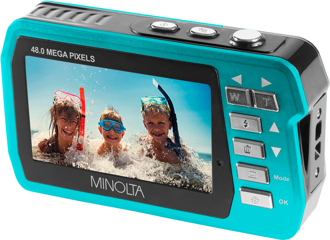 Konica Minolta - MN40WP 48.0 Megapixel Waterproof Digital Camera - Blue_3