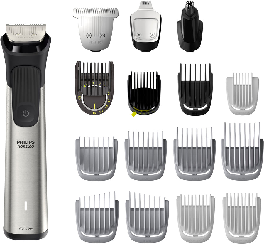 Philips Norelco - Philips Norelco, Multigroom Series 7000, Mens Grooming Kit with Trimmer,  MG7910/49 - Silver_0