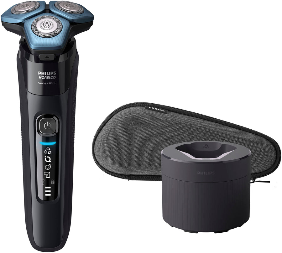 Philips Norelco Shaver 7600, Rechargeable Wet & Dry Electric Shaver with SenseIQ Technology, S7886/84 - Black_0