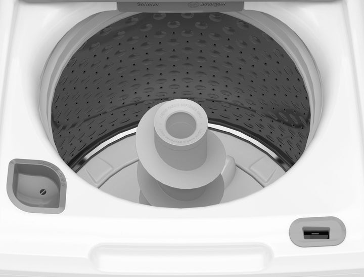 GE - 4.5 cu ft Top Load Washer with Water Level Control, Deep Fill, Quick Wash, and Glass Lid - White on White_23