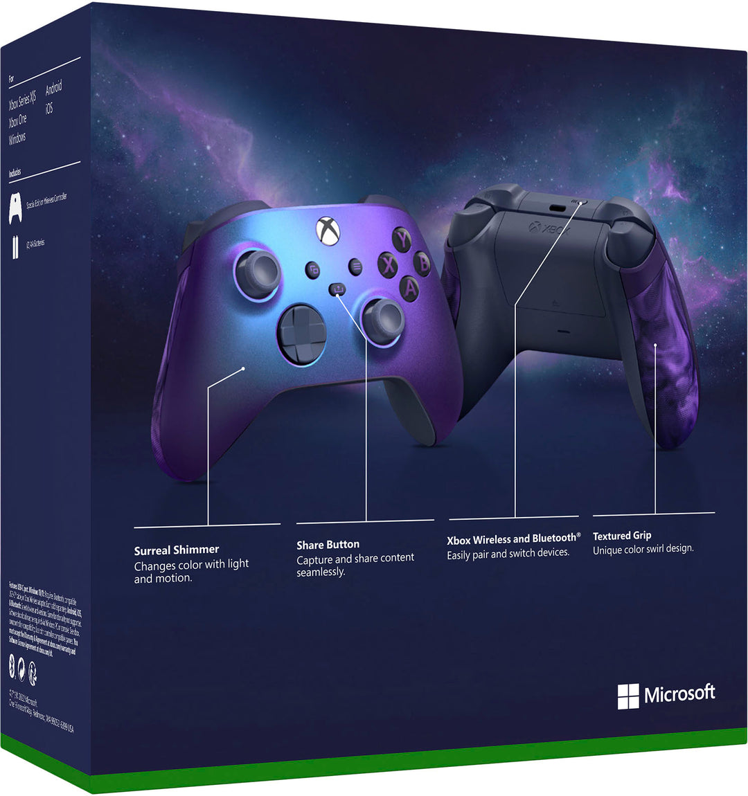 Microsoft - Xbox Wireless Controller for Xbox Series X, Xbox Series S, Xbox One, Windows Devices - Stellar Shift Special Edition_1