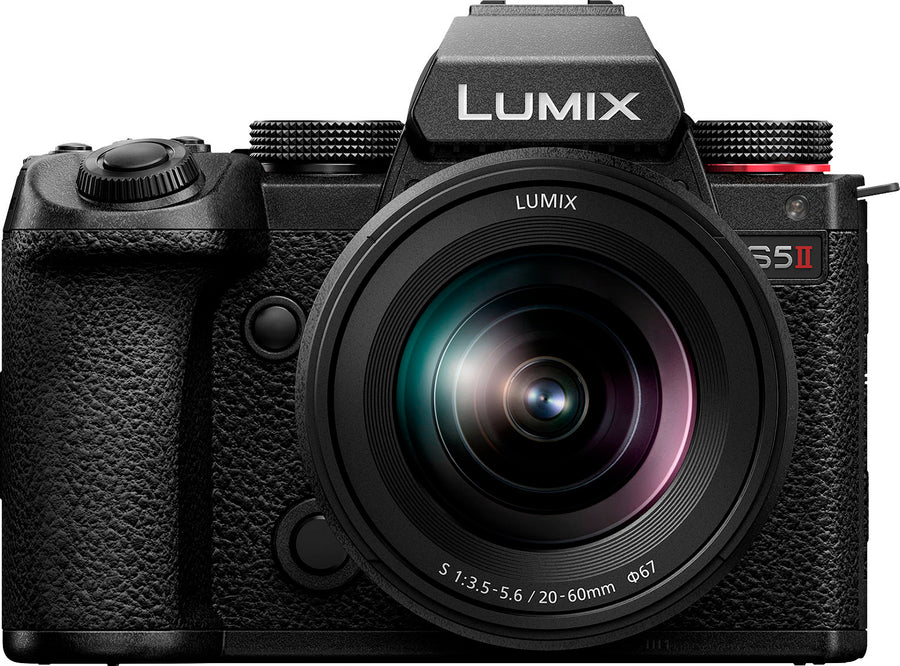 Panasonic - LUMIX S5II Mirrorless Camera with 20-60mm F3.5-5.6 L Mount Lens - Black_0
