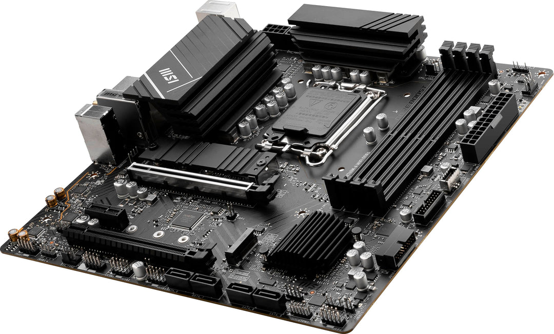 MSI - PRO B760M-A WIFI DDR4 (Socket LGA 1700) USB 3.2 Intel Motherboard - Black_4