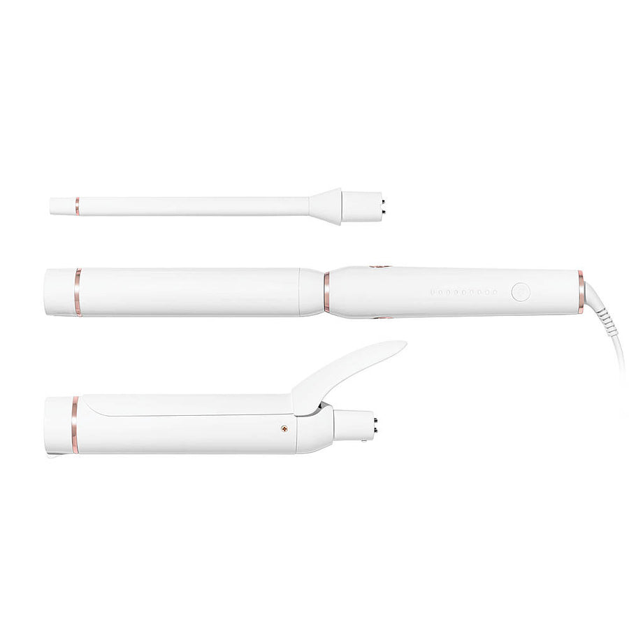 T3 - Switch Kit Curl Trio Interchangeable Curling Iron - White & Rose Gold_0