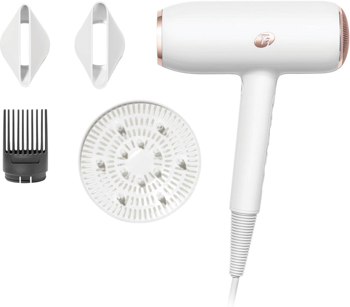 T3 - Featherweight StyleMax Professional Hair Dryer - White & Rose Gold_0