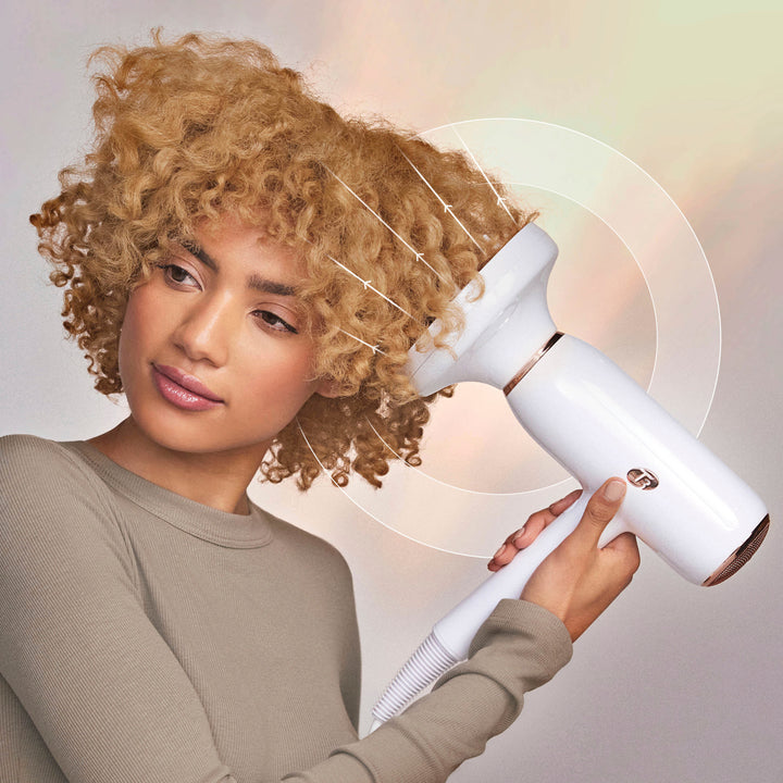T3 - Featherweight StyleMax Professional Hair Dryer - White & Rose Gold_4